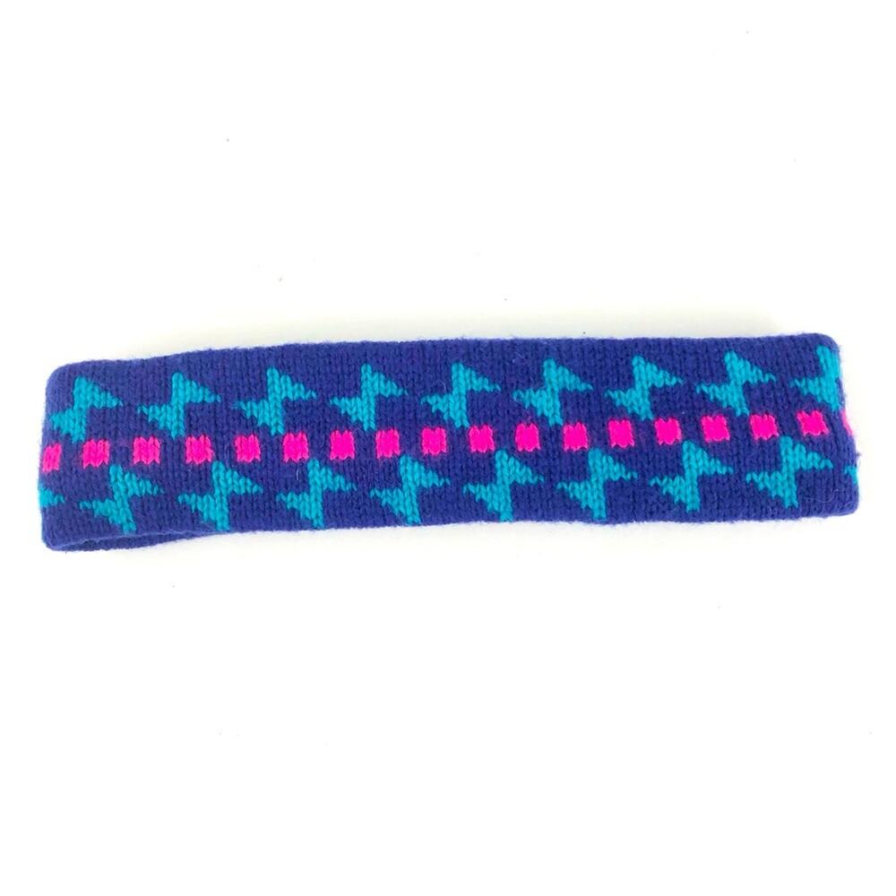 Vintage Neon Abstract Head Band Warmer - Picture 8 of 9